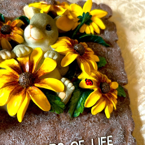 Fitz&Floyd Spring Garden wall plaque. New in box never displayed. - Picture 3 of 14